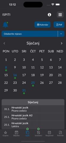 e-Dnevnik для iOS — скриншот 3