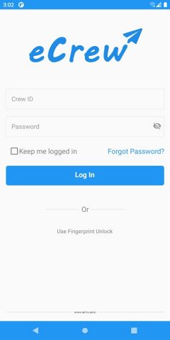 eCrew для Android — скриншот 1
