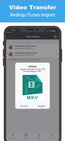 ePlayer — Movie Video Player для iOS — скриншот 3