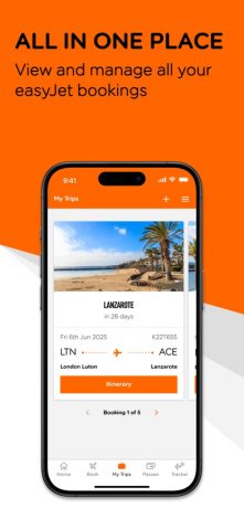 easyJet: Travel App для iOS — скриншот 2