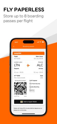 easyJet: Travel App для iOS — скриншот 3