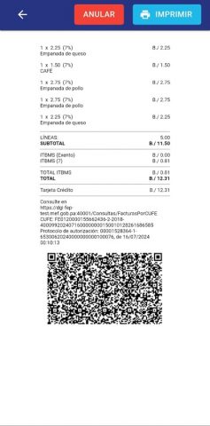 efactura POS для Android — скриншот 4