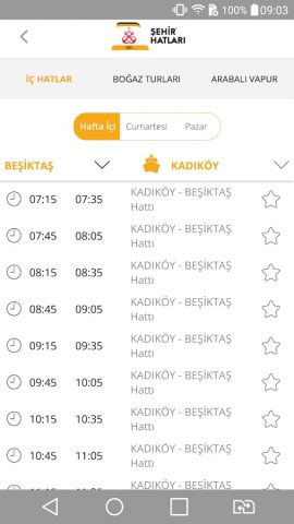 Şehir Hatları для Android — скриншот 4
