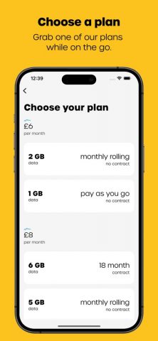 giffgaff для iOS — скриншот 3