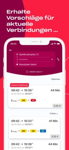 hvv — Hamburg Bus & Bahn для iOS — скриншот 2