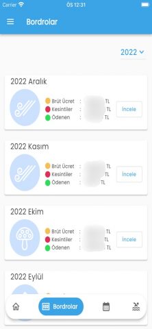 İşçi e-Bordro для iOS — скриншот 3