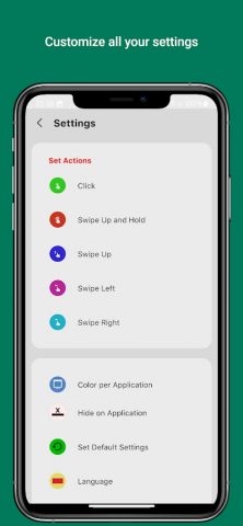iCenter OS 17 — X-Home Bar для Android — скриншот 3