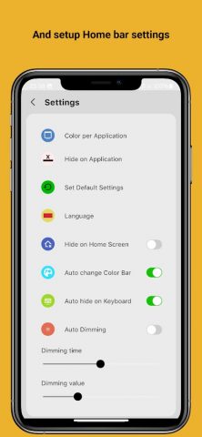 iCenter OS 17 — X-Home Bar для Android — скриншот 5