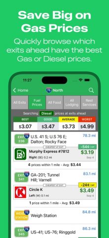 iExit Interstate Exit Guide для iOS — скриншот 3