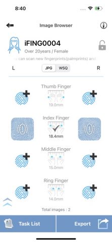 iFING Scanner для iOS — скриншот 3