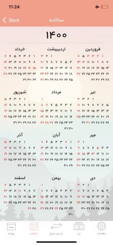 iPersia Calendar Arz تقویم ارز для iOS — скриншот 5
