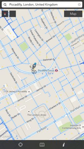 iStreets — Google Street View™ для iOS — скриншот 3