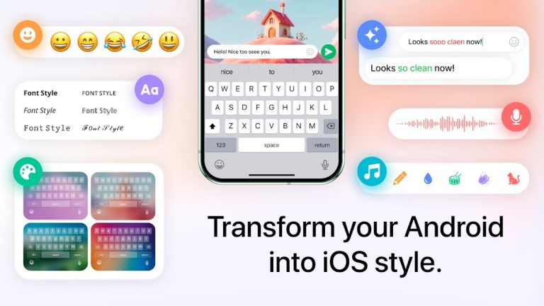 iphone 15 Keyboard Fonts Emoji для Android — скриншот 1