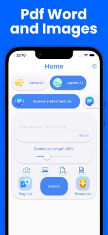 краткое содержание текста для iOS — скриншот 4