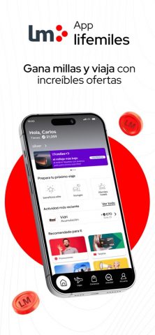 Lifemiles для iOS — скриншот 1