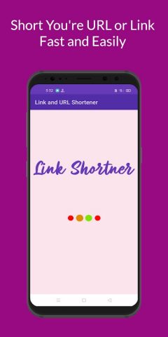 link shortener — url shortener для Android — скриншот 1