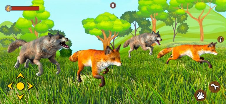 лиса симулятор дикий животное для iOS — скриншот 1