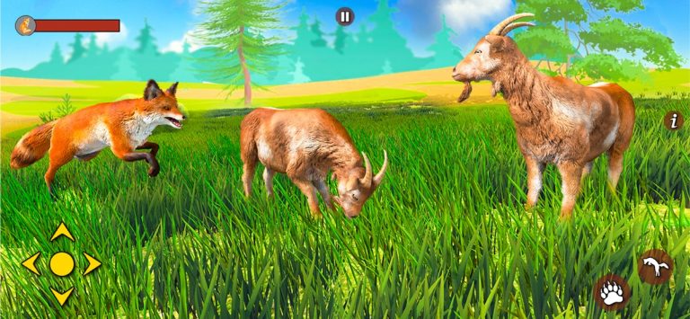 лиса симулятор дикий животное для iOS — скриншот 3
