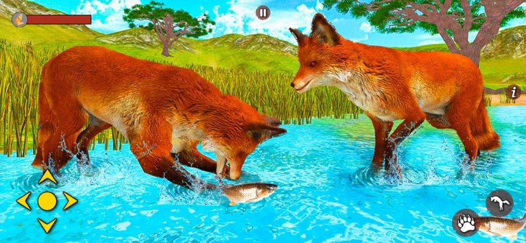 лиса симулятор дикий животное для iOS — скриншот 4