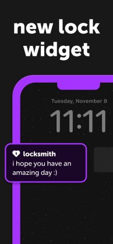 locksmith widget — by sendit для iOS — скриншот 1