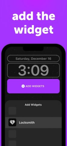 locksmith widget — by sendit для iOS — скриншот 4