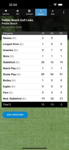 mScorecard — Golf Scorecard для iOS — скриншот 5