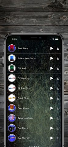 мелодии сирены для iOS — скриншот 3