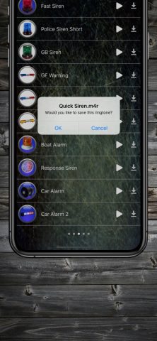 мелодии сирены для iOS — скриншот 4