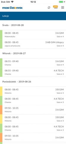 mobiDziennik для iOS — скриншот 2