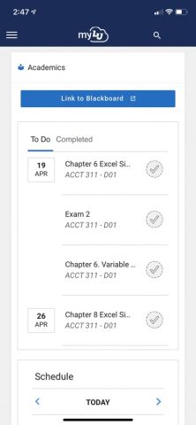 myLU для iOS — скриншот 2