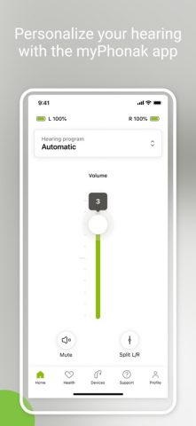 myPhonak для iOS — скриншот 1
