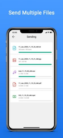 перенос данных — Share Файлы для iOS — скриншот 3