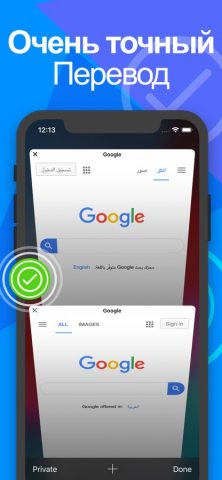 переводчик Браузер и интернет для iOS — скриншот 5