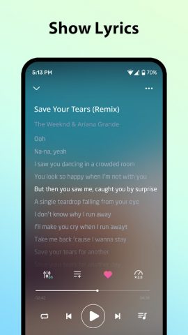 плеер для музыки — mp3 плеер для Android — скриншот 5