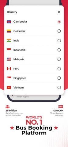 redBus: Bus, Train Booking App для iOS — скриншот 2