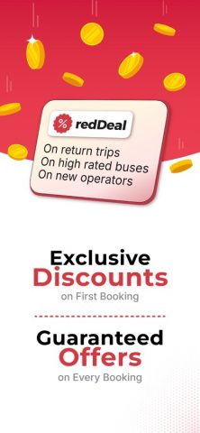 redBus: Bus, Train Booking App для iOS — скриншот 3