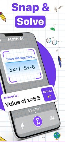 решение уравнений — фото матч для iOS — скриншот 2