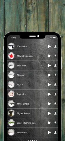 рингтоны с оружием и взрывом для iOS — скриншот 3