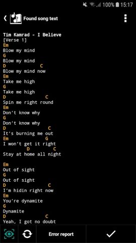 s.mart Song Analyzer (Chords) для Android — скриншот 3