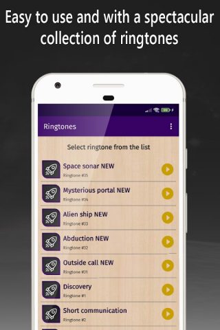 space ringtones for phone для Android — скриншот 2