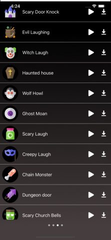 страшные звуки + для iOS — скриншот 3