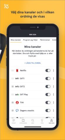 tv.nu: Streaming, TV & tablå для iOS — скриншот 4