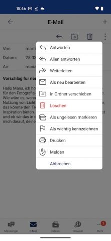 vhs.cloud Messenger для Android — скриншот 5