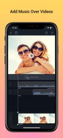 видео редактор с музыкой ютуб для iOS — скриншот 1