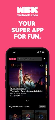 webook.com – fun things to do для iOS — скриншот 1