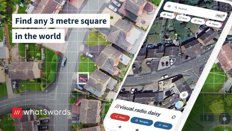 what3words для Android — скриншот 1