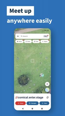 what3words для Android — скриншот 2