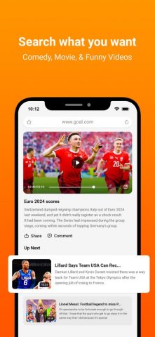 1DM: Browser & Downloader для iOS — скриншот 2