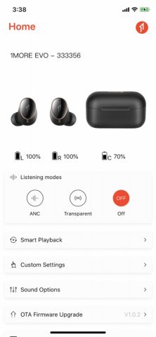 1MORE MUSIC для iOS — скриншот 1