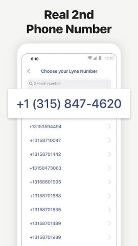 2nd Line — Second Phone Number для Android — скриншот 2